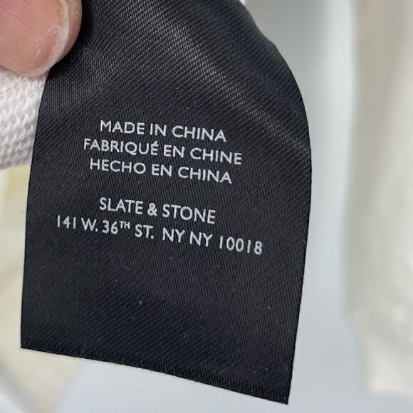 Slate & Stone Stripe Crewneck Pullover Sweatshirt Size Medium - Picture 5 of 7